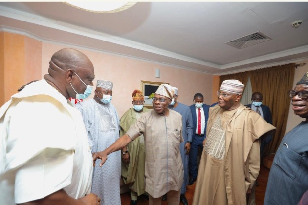 Atiku, Obasanjo Hold Closed-Door Meeting Over 2023 Presidency