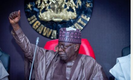 Tight Security As Tinubu Storms APC National Secretariat.