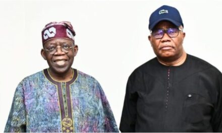 Confusion As Akpabio Mistakenly Speaks Of Tinubu’s Burial Instead Of Buhari’s