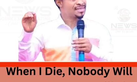 When I Die, Nobody Will See My Corpse, I will Fly Away – Odumeje